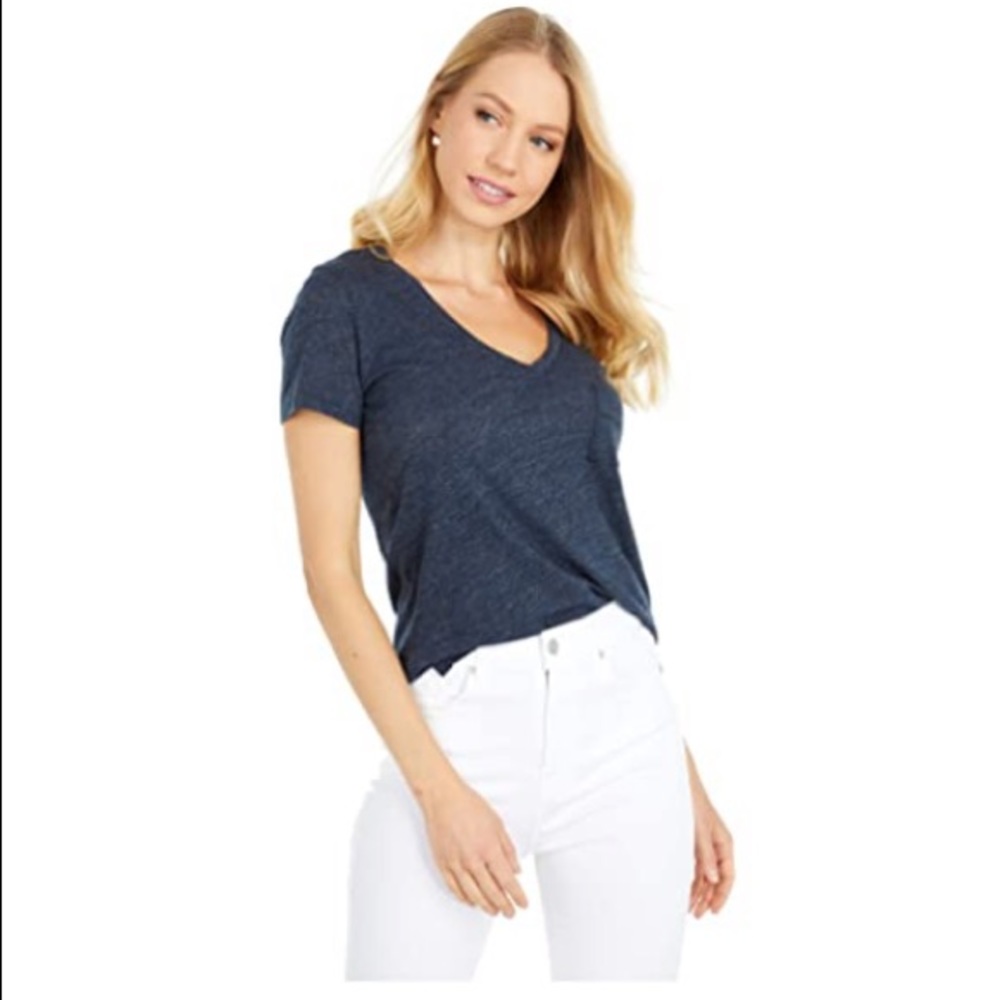 Madewell Whisper Cotton V-Neck Pocket Tee